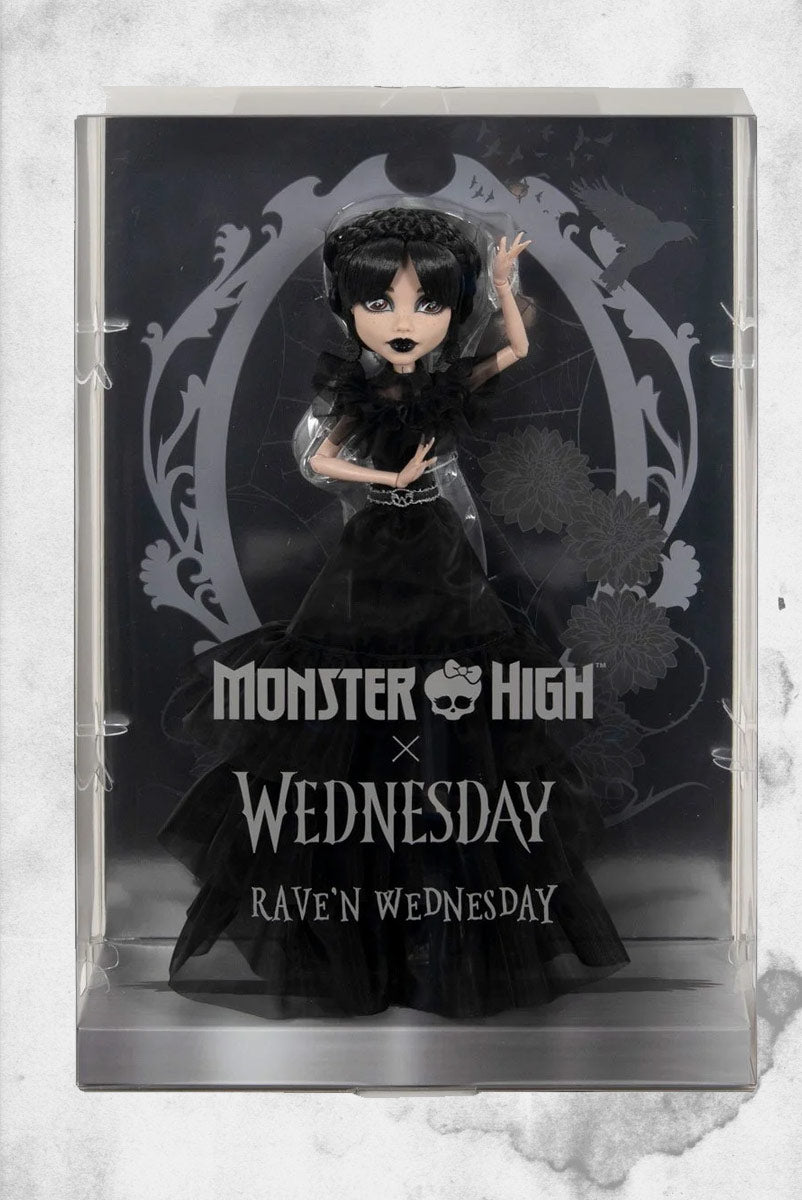 Monster High - Wednesday Addams Rave'N Dress Skullector Doll