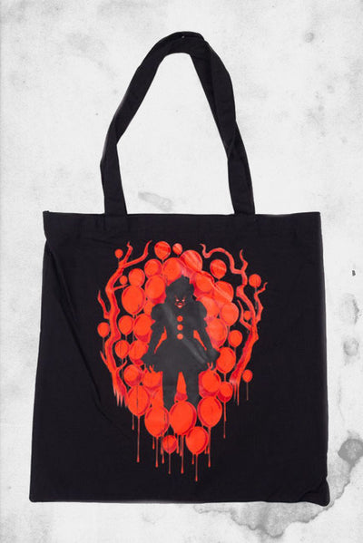 IT pennywise time to float tote bag