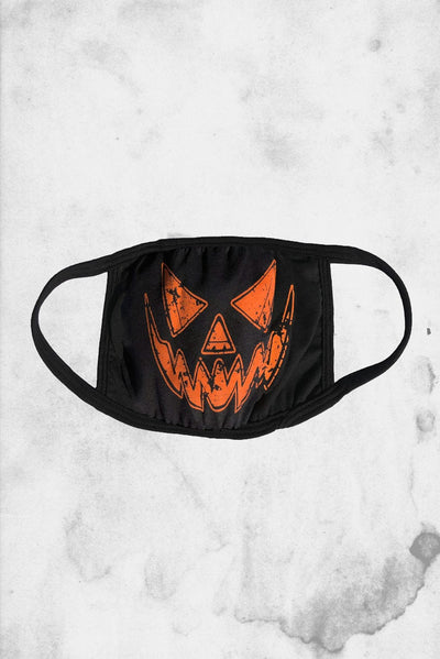 halloween pumpkin face mask