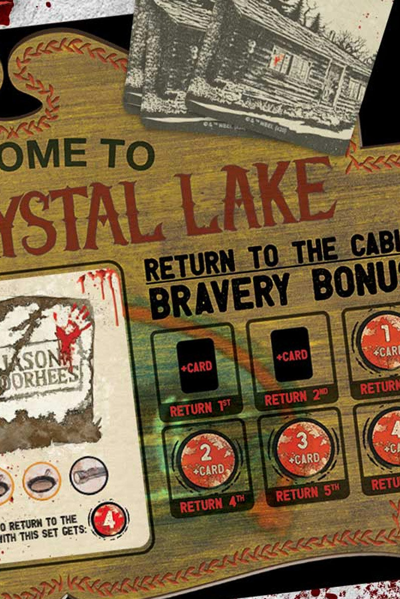 2020 Friday The 13th Horror at Camp Crystal Lake Board Game Rare