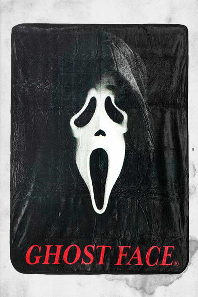 scream ghost face blanket horror
