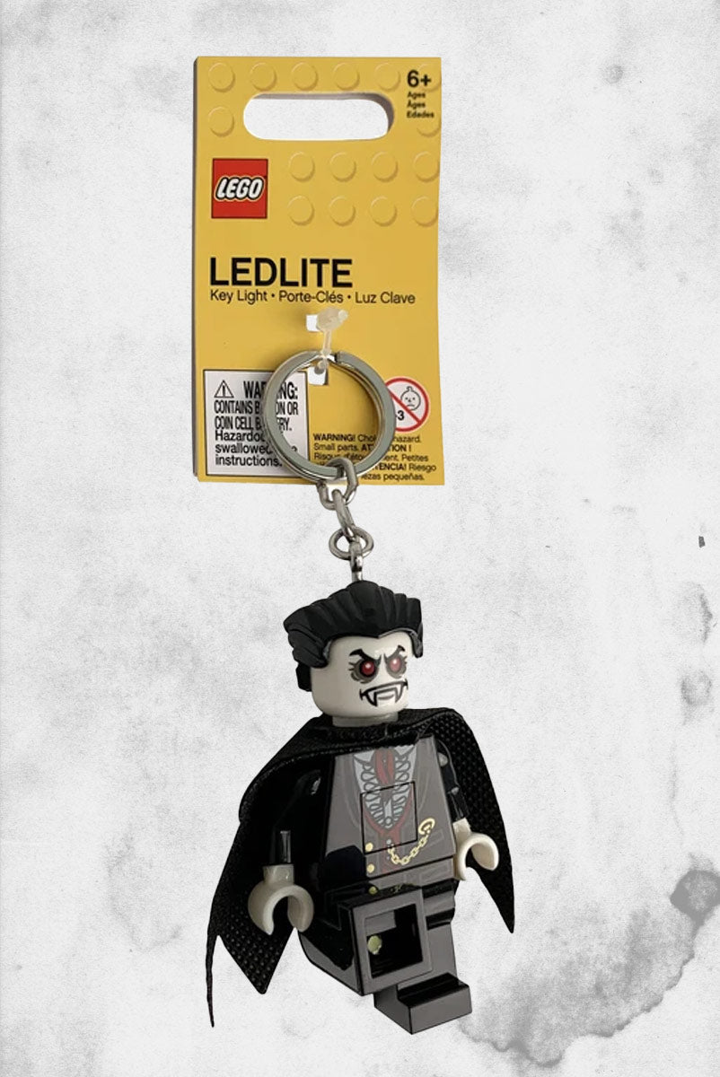 LEGO Lord Vampire Minifigure LED Keychain Post Mortem Horror