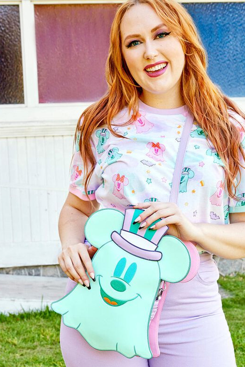 Minnie Mouse Pastel Polka Dot Crossbody Bag