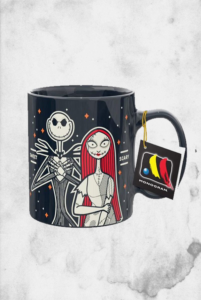 Disney Nightmare Before Christmas Jack and Sally Meant To Be Ceramic Mug  Set