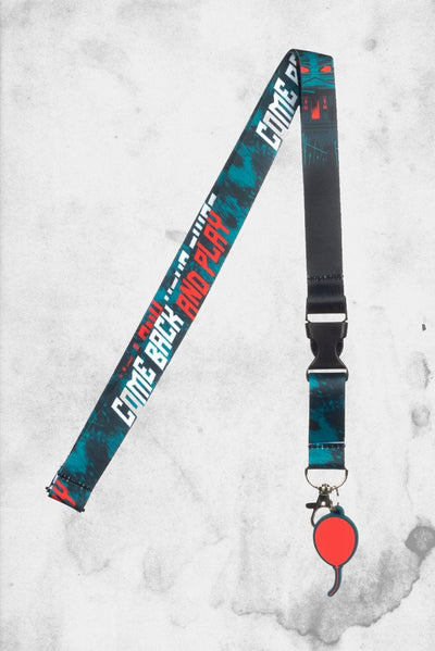 come and play pennywise IT movie lanyard