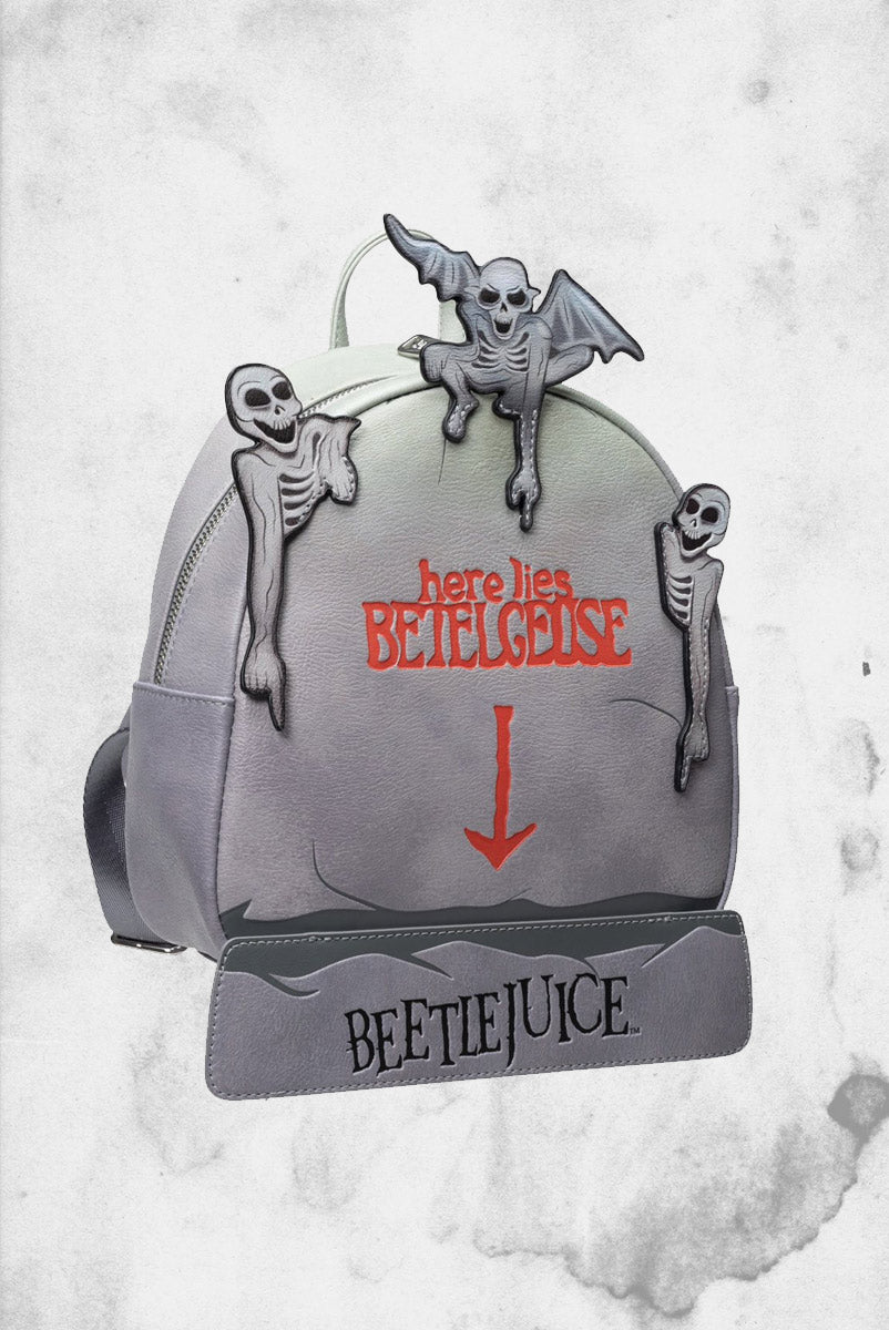 beetlejuice backpack mini Beetlejuice Tombstone Glow in the Dark Mini Backpack