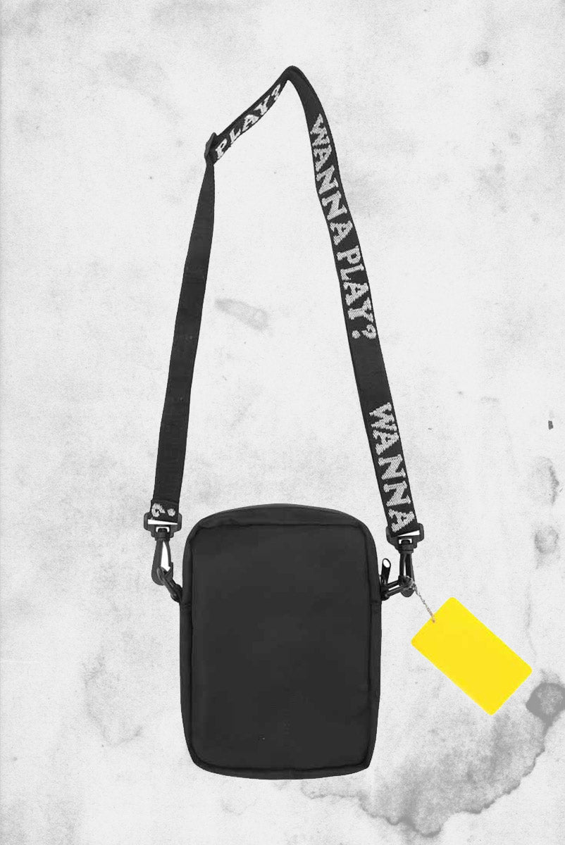 MINI MESSENGER BAG WITH BUCKLE - Black