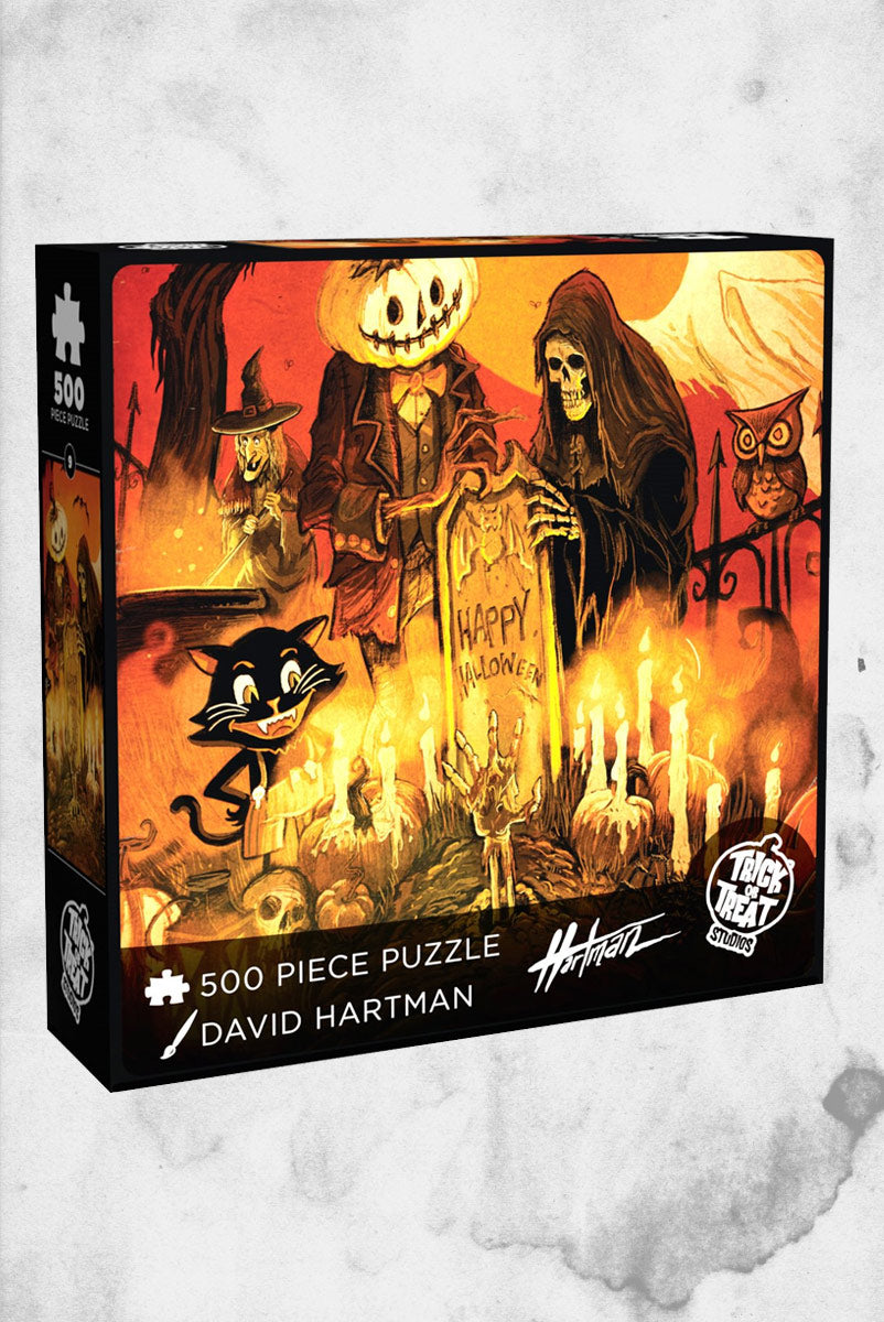 Halloween at the Cemetery - 500-Piece Puzzle – Post Mortem Horror