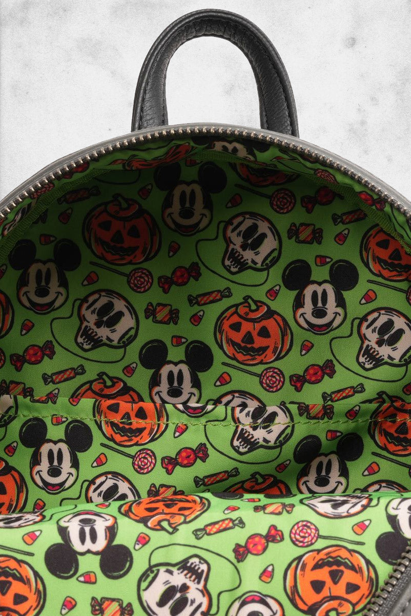 ☆Disney100周年限定LoungeflyコラボHalloweenミニBackpack☆ Loungefly Mickey Mouse and Friends Halloween Mini Backpack