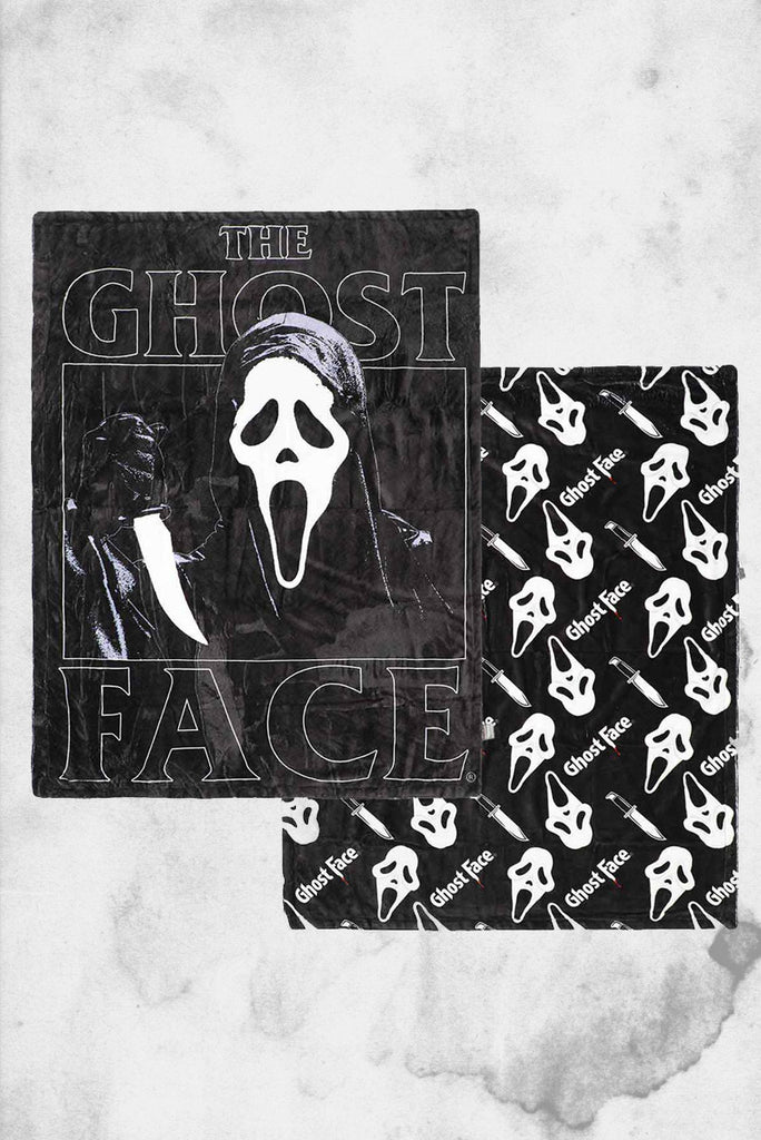 Ghostface Kanji Plush hotsell Throw Blanket