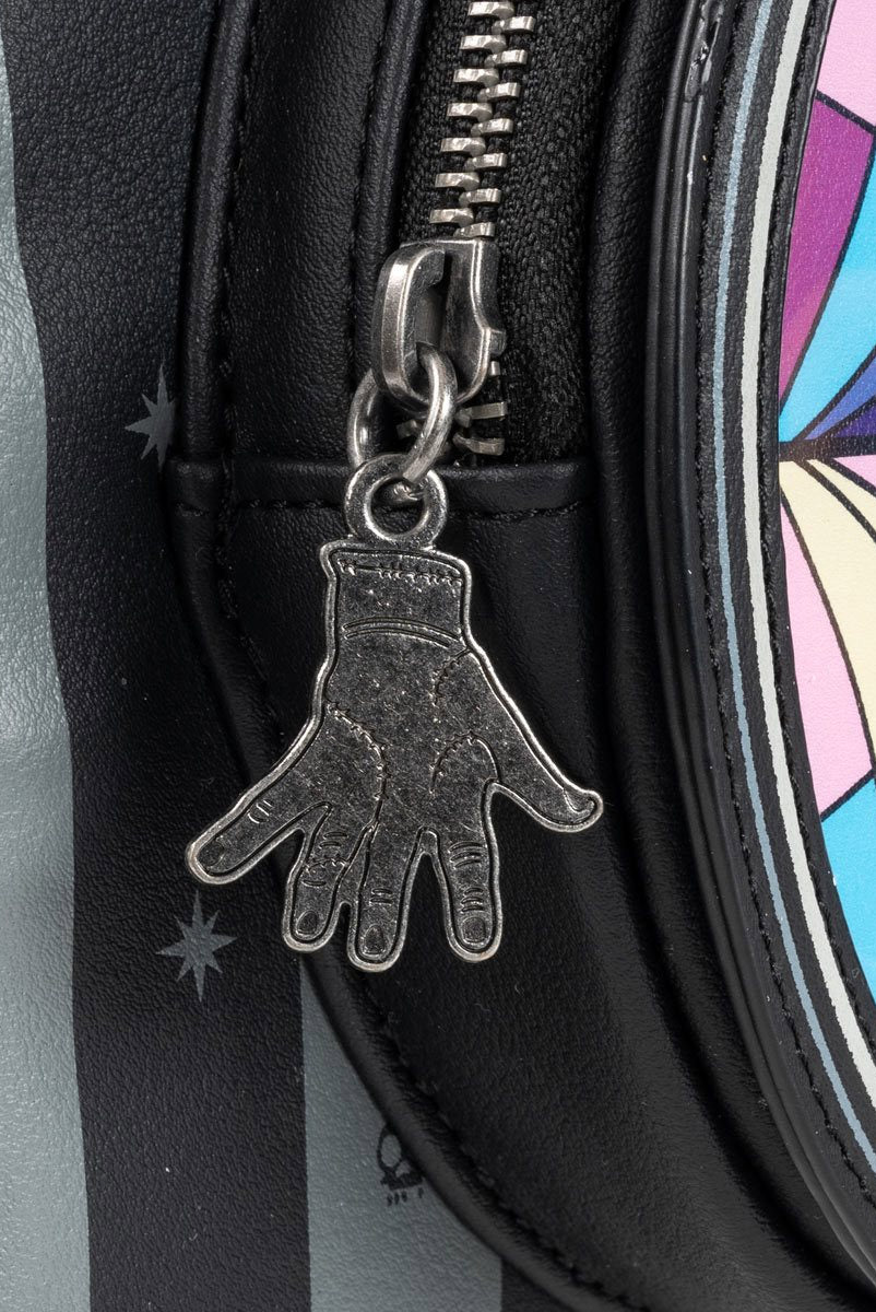 Back Pac Posts Wednesday - Wednesday Nevermore Mini-Backpack – Post Mortem Horror Bootique
