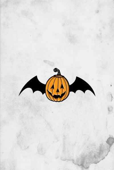 Toxic Toons Bat O Lantern Cute Halloween Enamel Pin