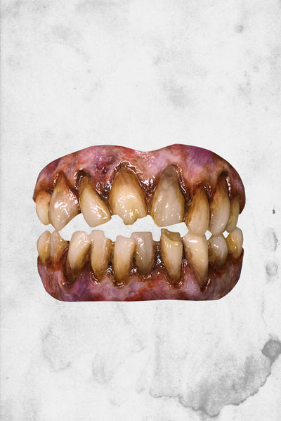 bitmare zombie teeth for cosplay and haunted house actors