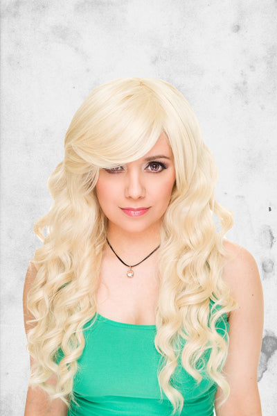 blonde mermaid cosplay wig