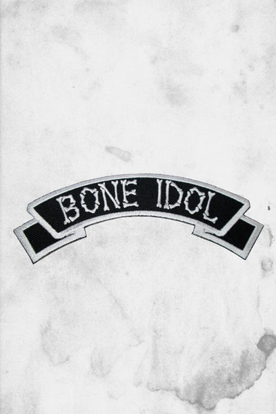 bone idol iron-on patch