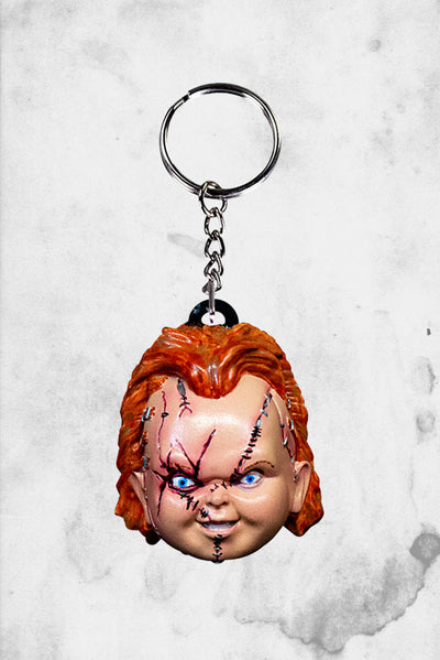 chucky horror keychain