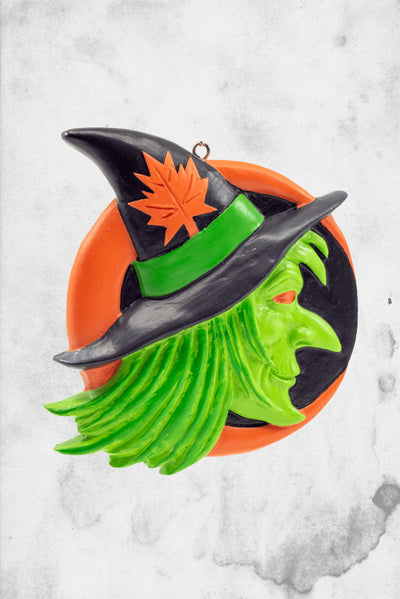 classic halloween witch christmas ornament hallowtich