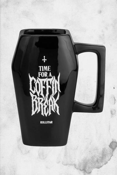 coffin shaped coffee mug killstar