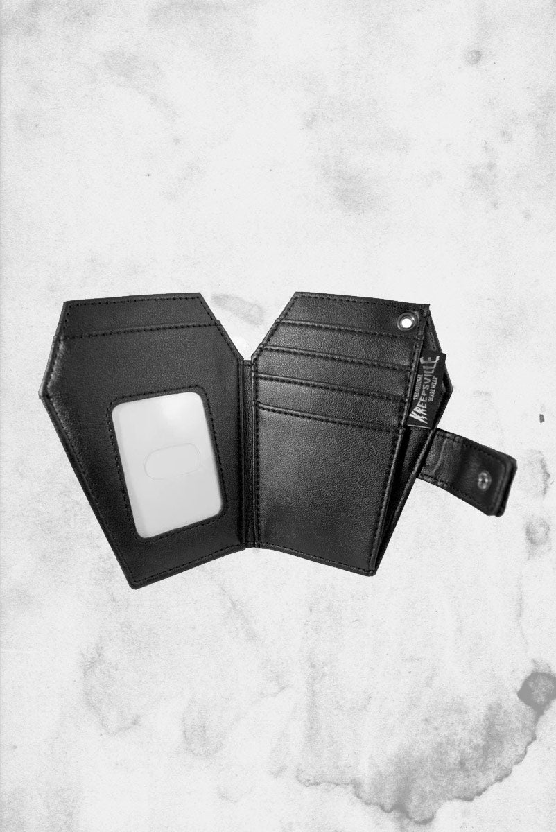 Coffin Embossed Wallet – Post Mortem Horror Bootique