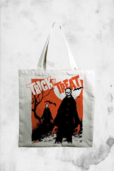 creepy halloween trick or treat bag