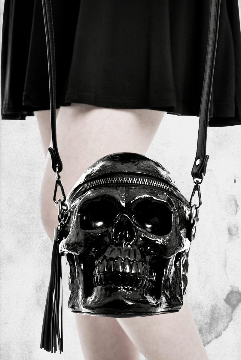 Grave Digger - Skull Handbag – Post Mortem Horror Bootique