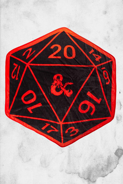 dungeon and dragons d20 blanket