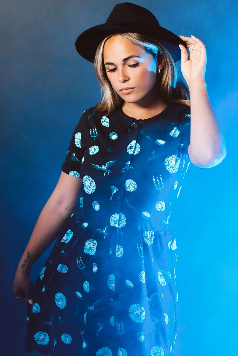 The Haunted Mansion - Bat Collar Dress The Haunted Mansion - Bat Collar Dress
