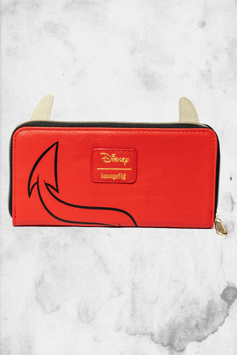 Loungefly Disney Donald shops Duck Cosplay Faux Leather Zip Around Wallet