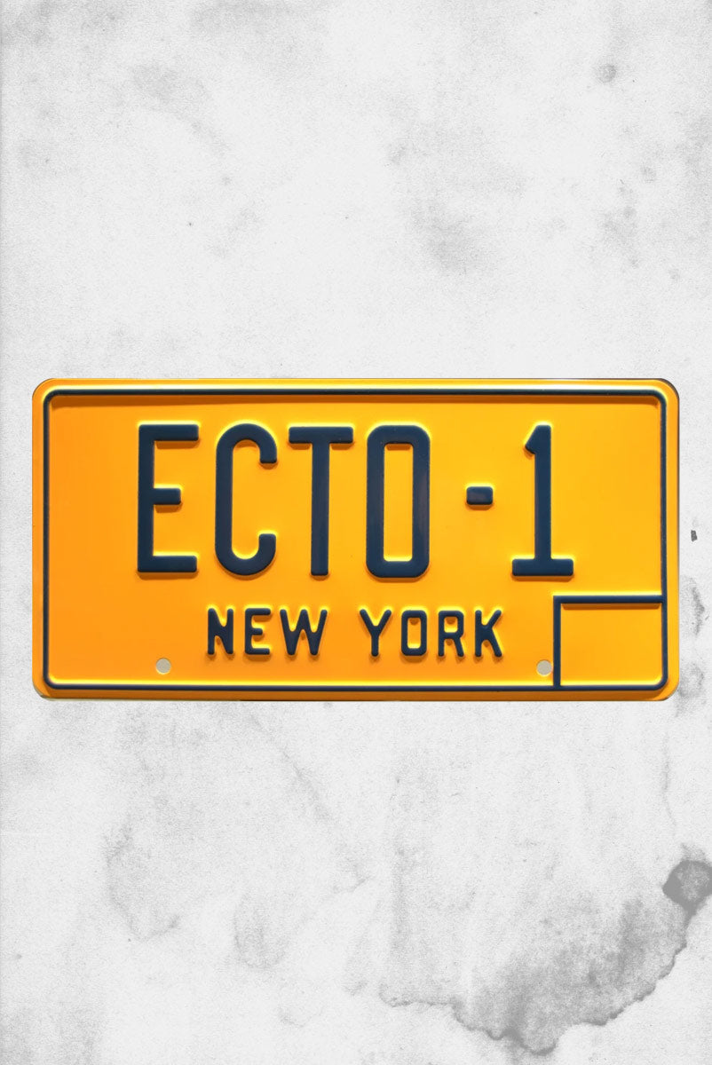Ghostbusters - ECTO-1 Plate – Post Mortem Horror Bootique