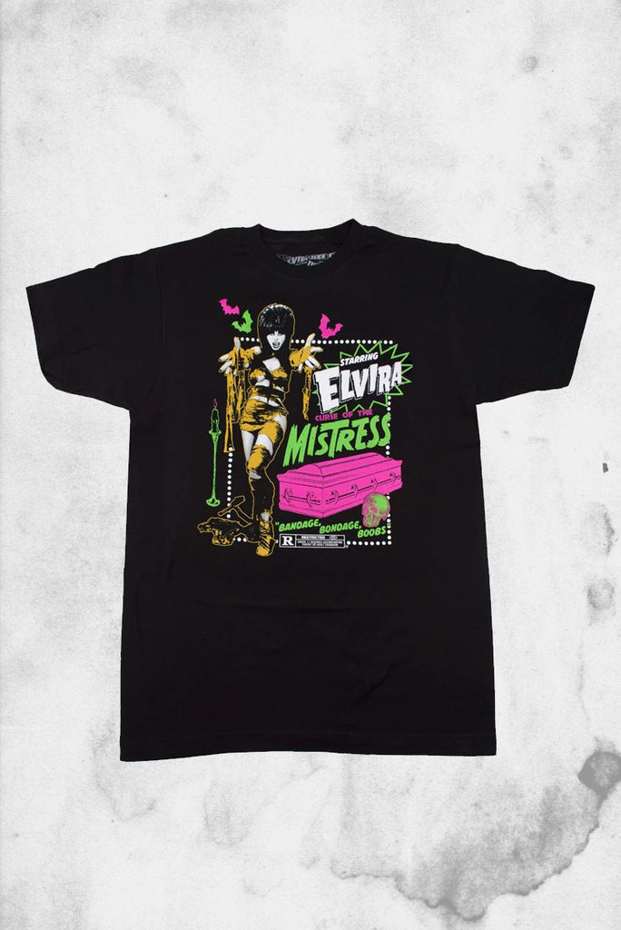 Elvira- Mummy Curse Tee – Post Mortem Horror Bootique