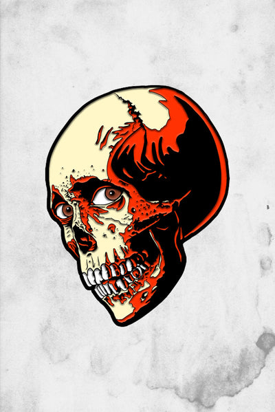 evil dead 2 poster skull pin