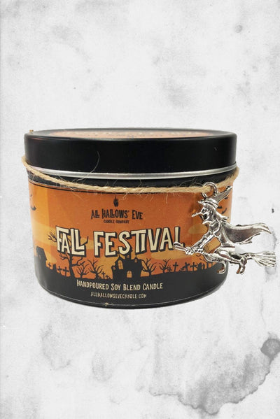 fall festival halloween candle