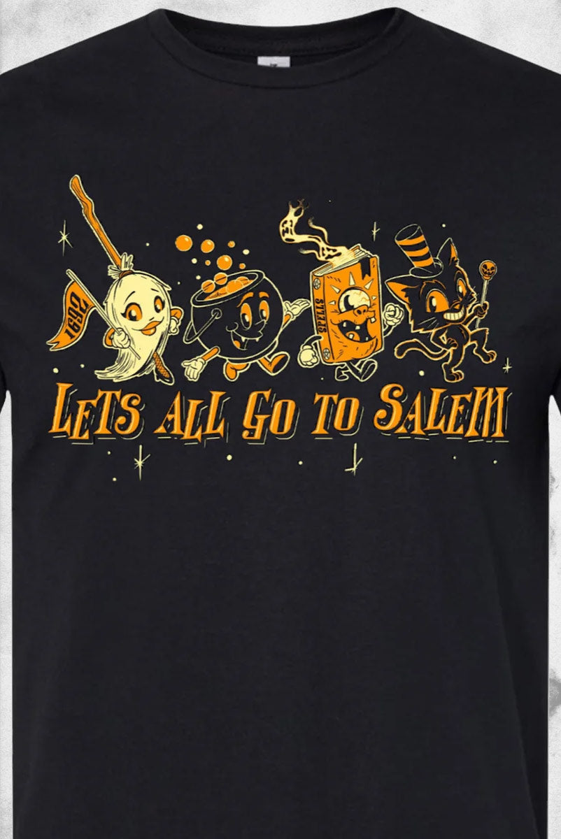 Let's Go to Salem T-Shirt – Post Mortem Horror Bootique