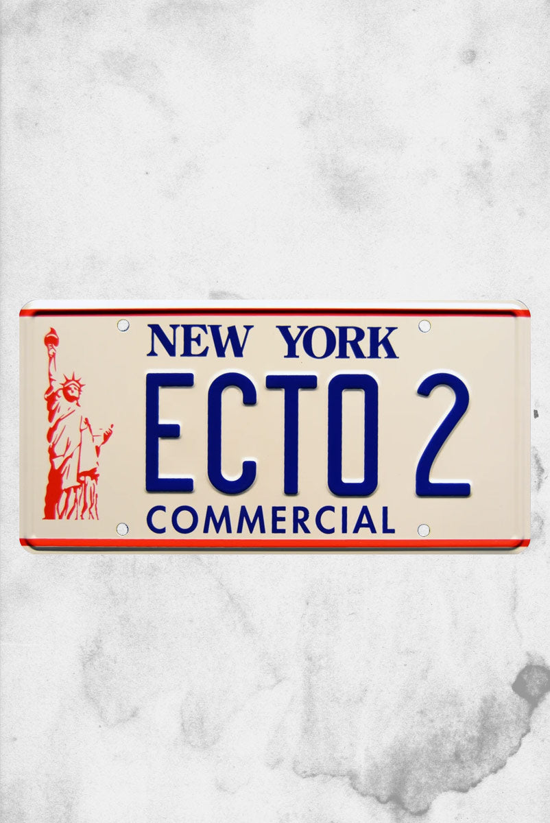 Ghostbusters - ECTO-2 Plate – Post Mortem Horror Bootique