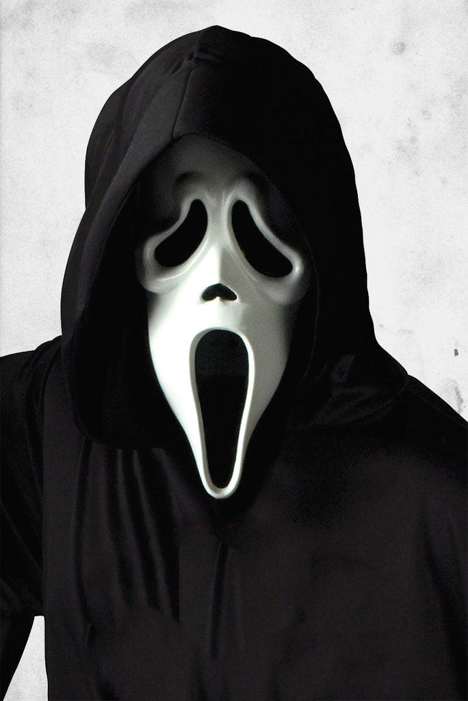Scream Scary Movie Killer Ghost Face Mask Vinyl Sticker