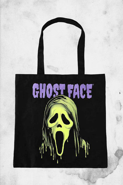 ghostface tote bag