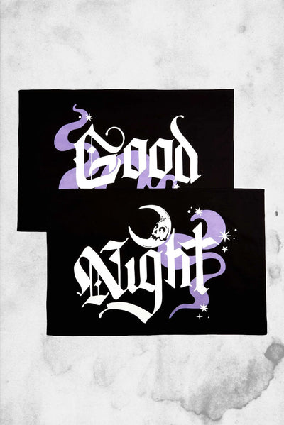 goth themed pillowcases