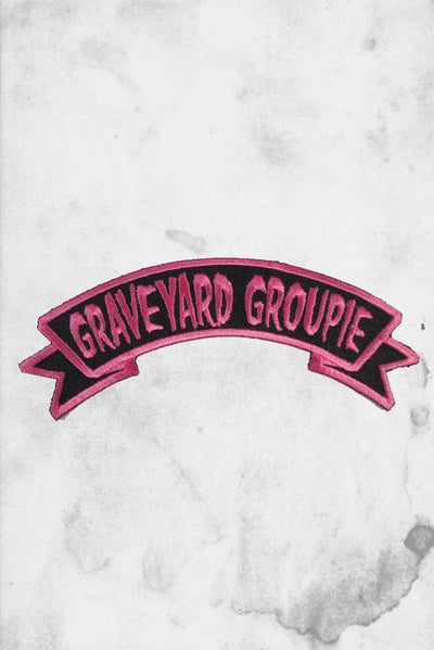 graveyard groupie patch iron on