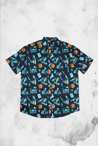 michael myers mens button up