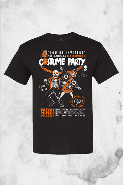 halloween costume party shirt design