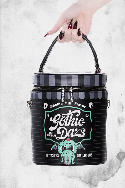 gothic daz ice cream halloween handbag