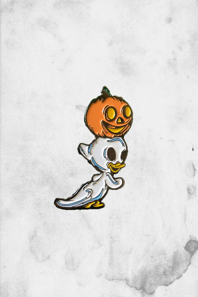 Halloween duck enamel pin cute
