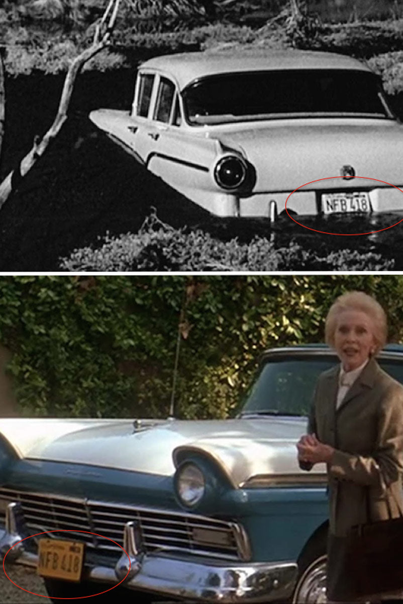 Psycho - Marion Crane's Ford Plate – Post Mortem Horror Bootique