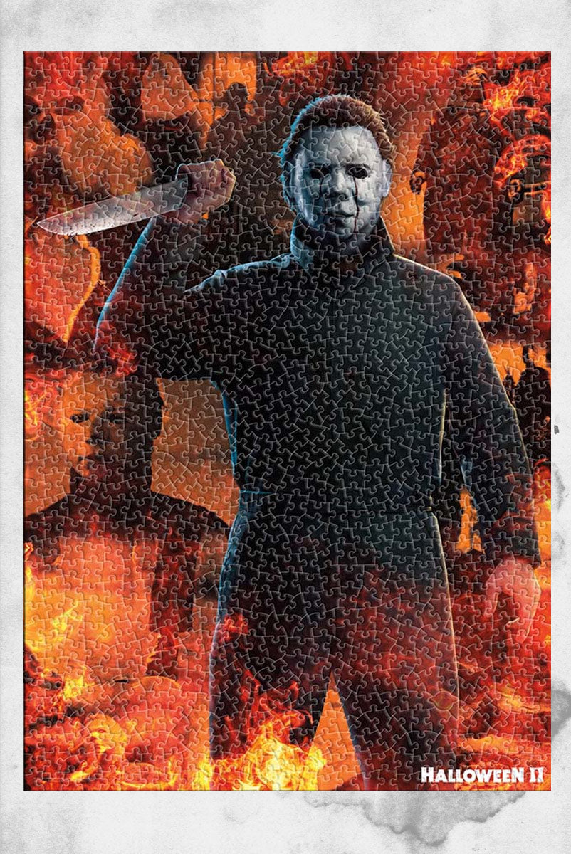 Halloween II - Fire 1,000 Piece Puzzle – Post Mortem Horror