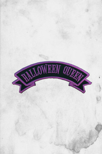 halloween queen iron on patch design kreepsville
