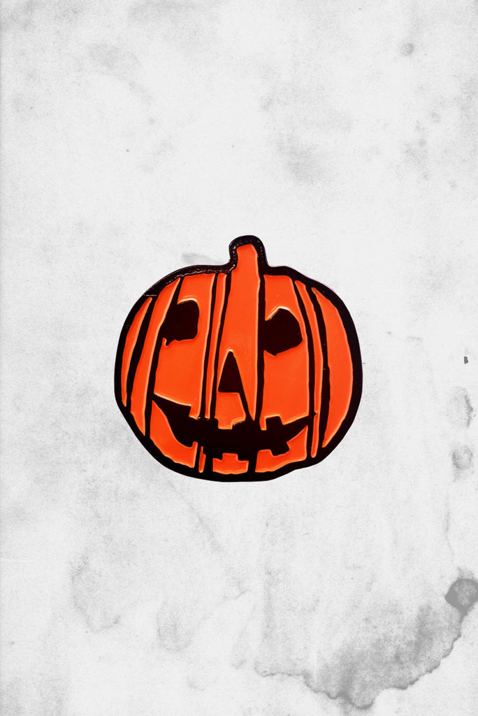 Pumpkin Mask – Halloween III Enamel Pin - JP's Horror