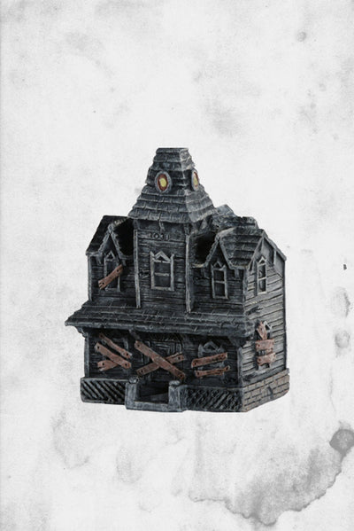 haunted house christmas ornament