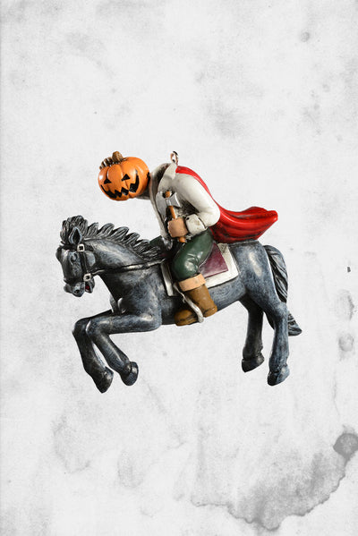 headless horseman christmas ornament spooky fun halloween