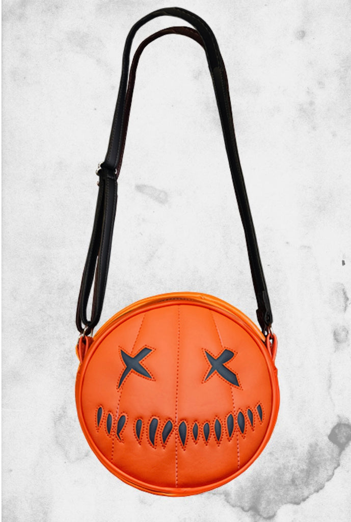 Trick r Treat Sam O Lantern Pumpkin Purse Black Post Mortem