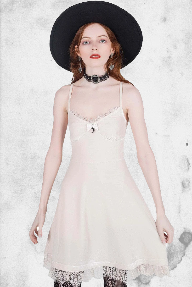 Moonstruck Velvet Skater Dress Post Mortem Horror Bootique Moonstruck Velvet Skater Dress Post Mortem Horror Bootique
